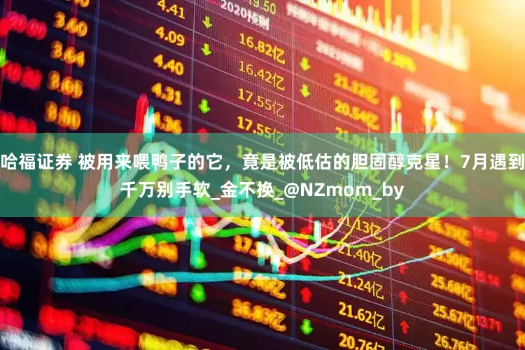 哈福证券 被用来喂鸭子的它，竟是被低估的胆固醇克星！7月遇到千万别手软_金不换_@NZmom_by